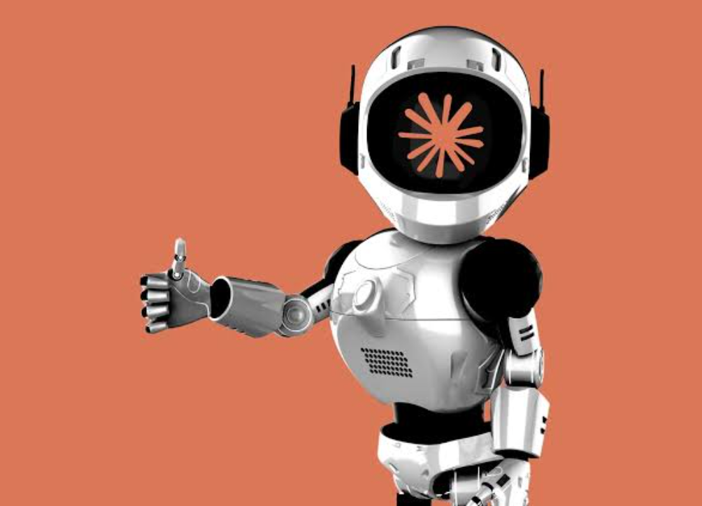 AI technology abstract representation showing digital transformation